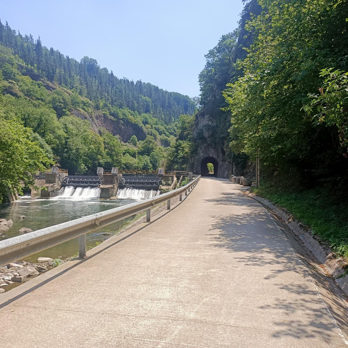 Vía Verde del Bidasoa. Presa próxima a Doneztebe